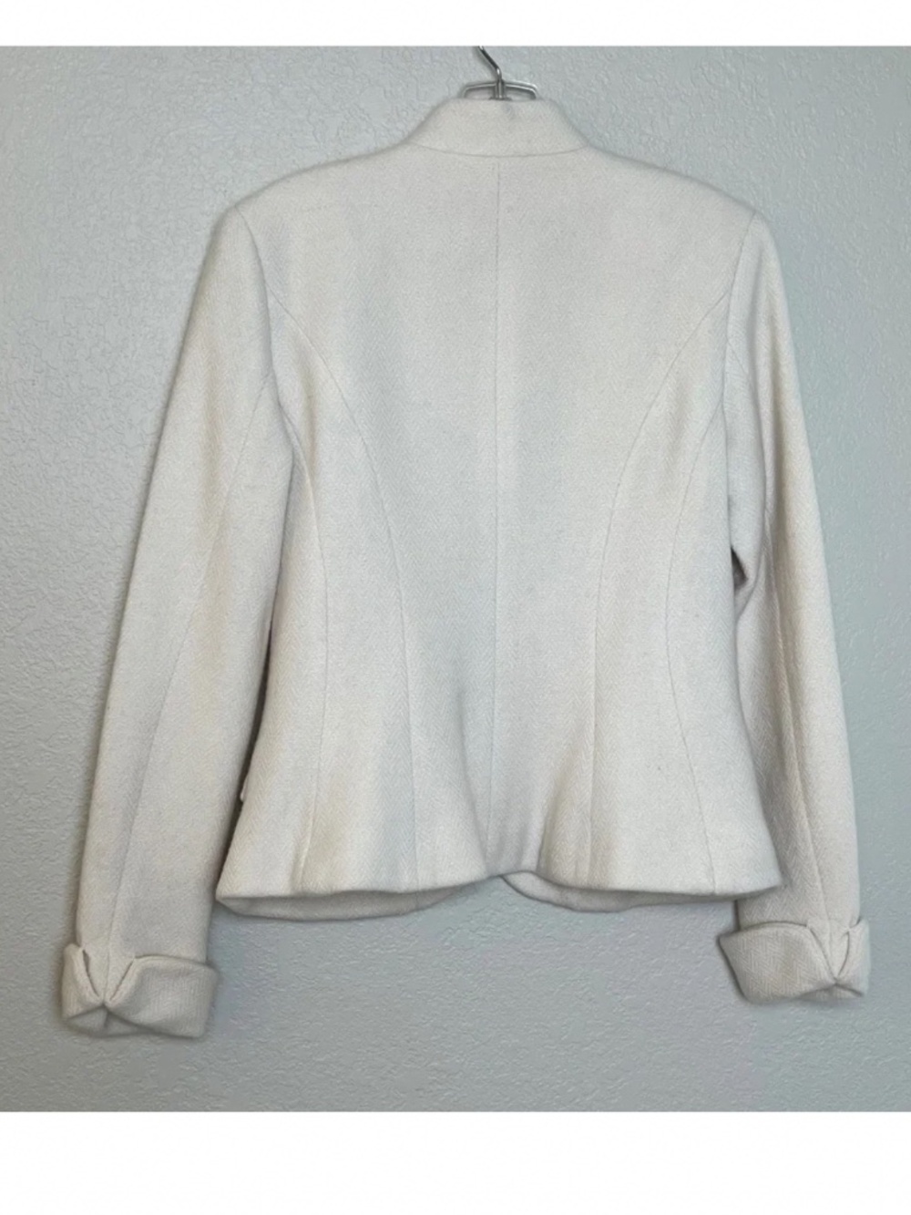 Lauren Ralph Lauren Wool Blend Herringbone Blazer Coat - Picture 16 of 16